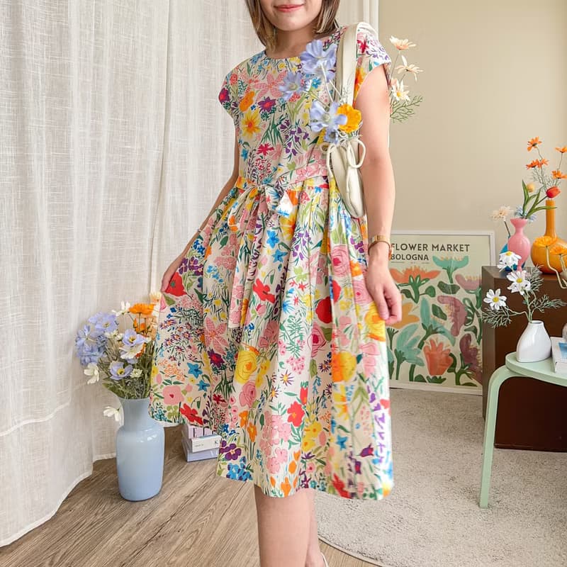 Ribbon Dress 棉質洋裝