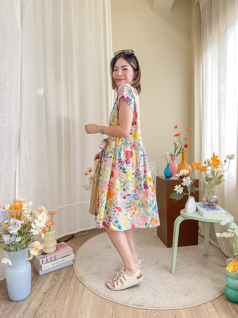 Ribbon Dress 棉質洋裝