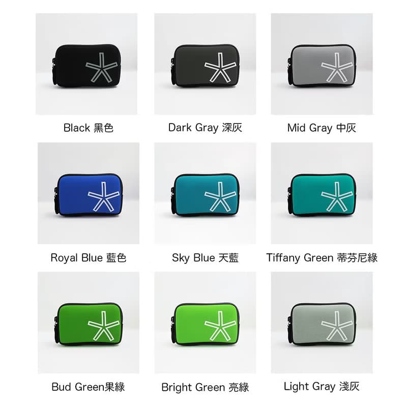 C.C. Zip 海星卡片零錢包 有隔層 名片夾【10色】