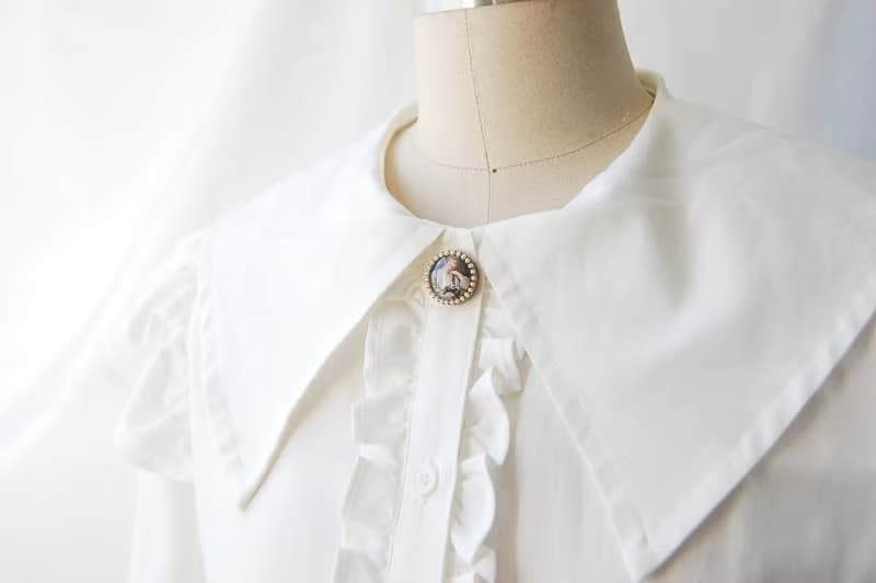 Button Cover 手作鈕扣飾~復古小清新~名畫系列: 夢中的牧羊女