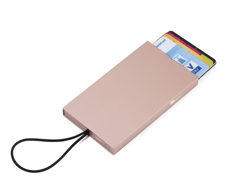 【畢業禮物】彈指之間 RFID 防盜錄金屬卡夾(金色)【畢業禮物