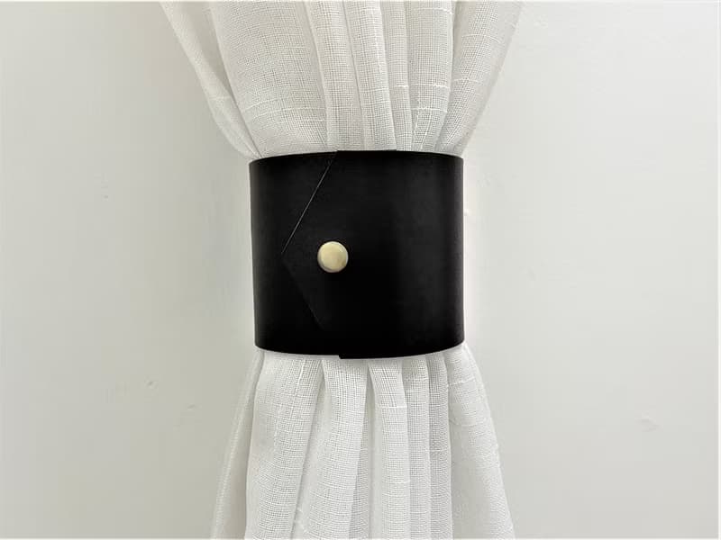 皮革窗帘绑带//简约主义//家居装饰//窗帘//窗帘绑带