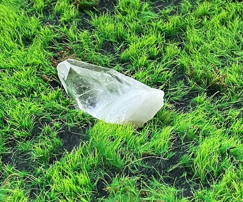 天然原礦能量冰透白水晶柱狀原石 療癒 開運 淨化 能量 擺件