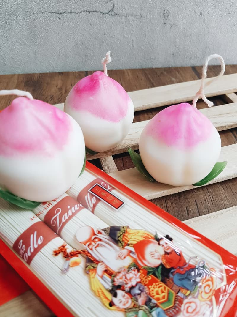 【生日禮物】壽桃蠟燭