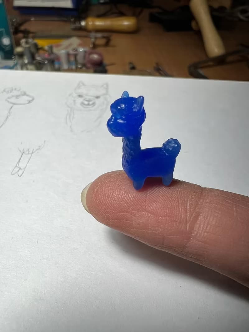 小森箖系列—療癒—草泥馬 羊駝Alpaca—純銀項鍊