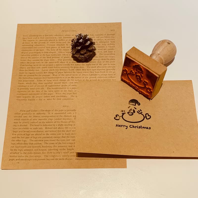 高松聖誕氣氛橡皮印章
