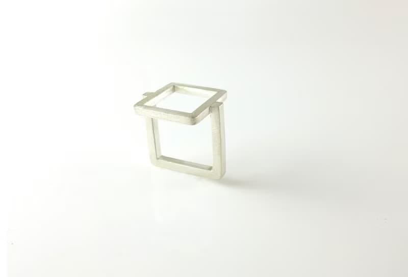 純銀戒指,建築系列 Architecture collection ATR002手工銀飾