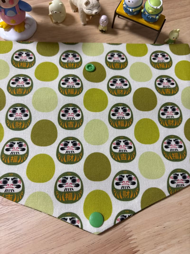 文青風環保純棉筷袋 福氣財神 吉祥 質感原胚 綠意盎然 優質  日