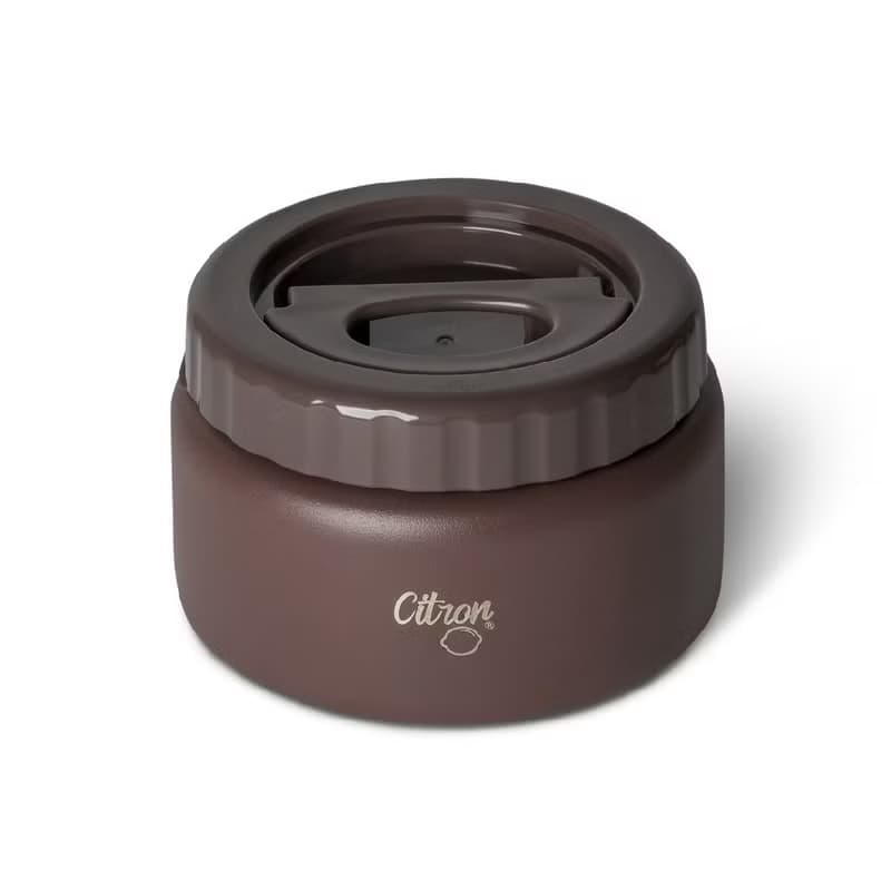 【缺貨】快速到貨【Citron】雙層食品保溫罐_神祕紫