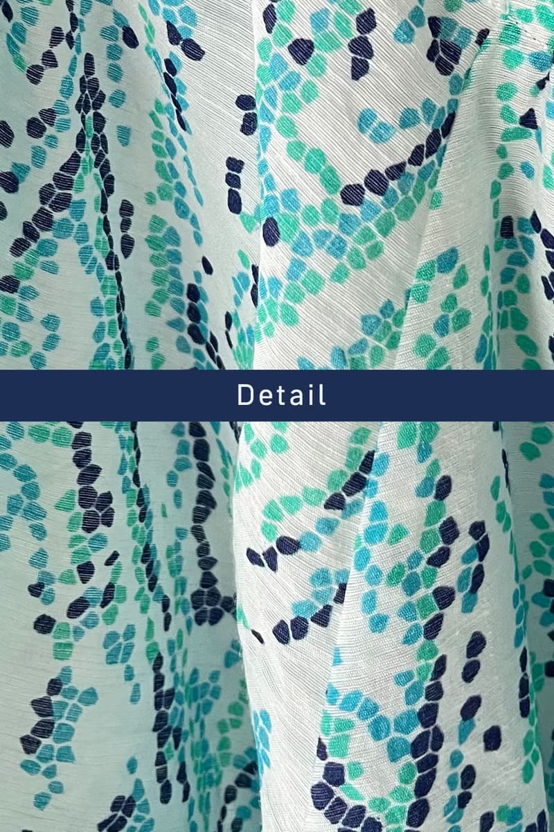 甜果子印花抽繩上衣(藍)