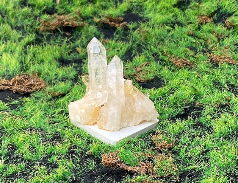 天然原礦白水晶冰山能量柱 白水晶簇 消磁淨化 快速出貨 風水小物