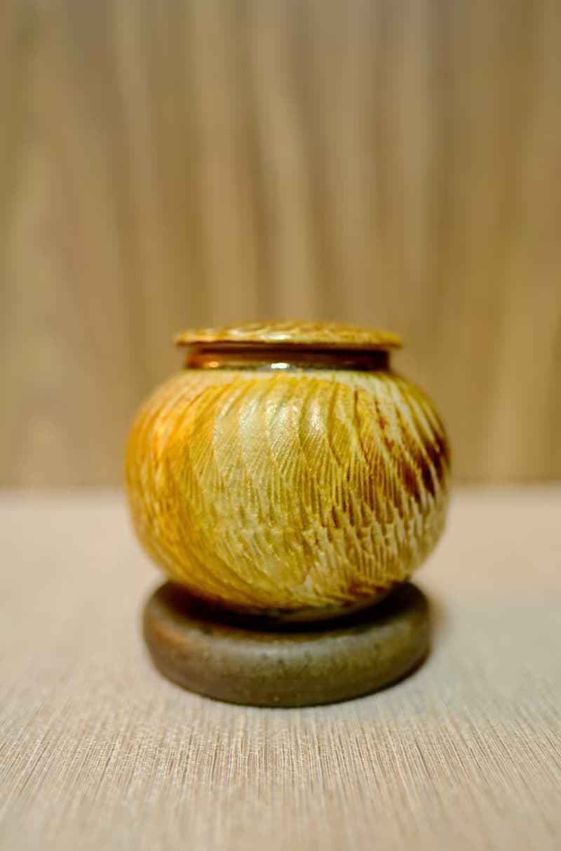 柴燒茶倉 - 落灰志野茶倉 茶具 陶瓷