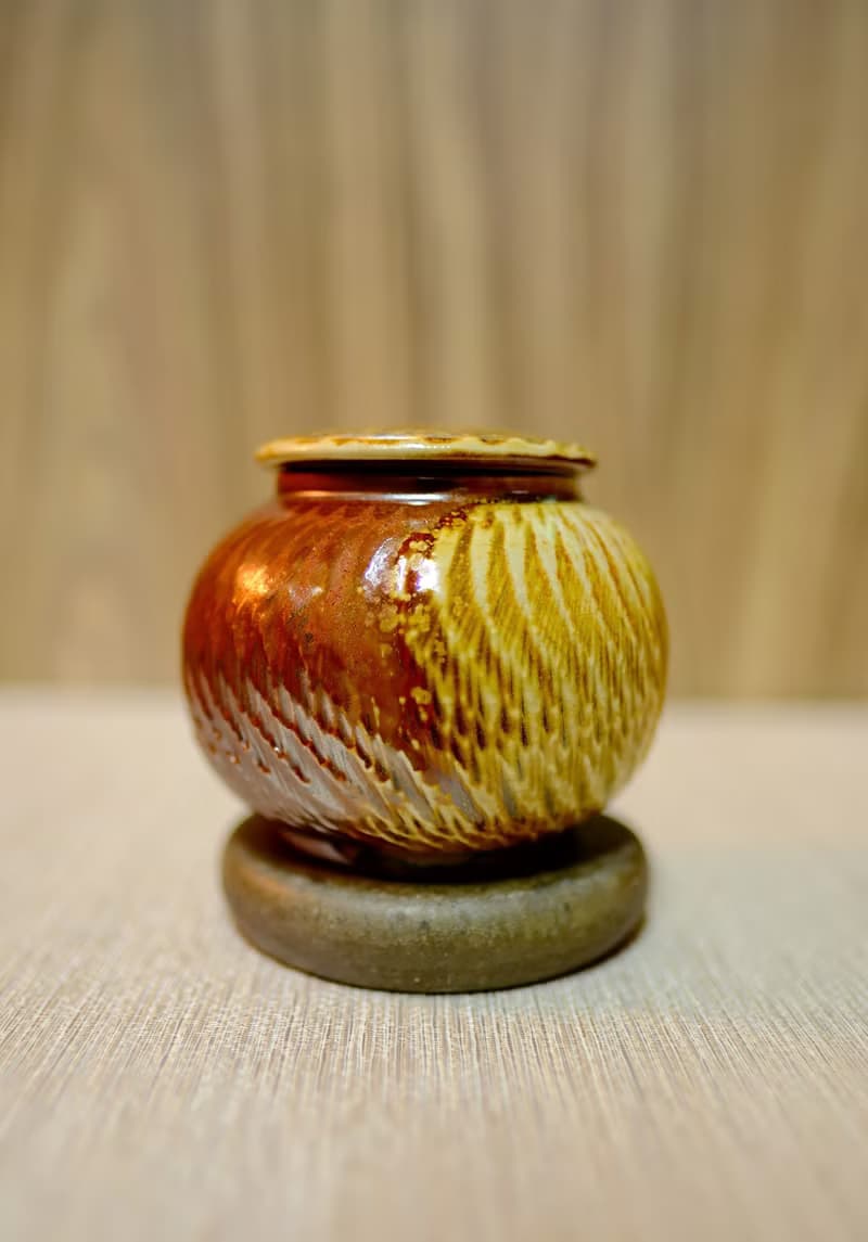 柴燒茶倉 - 落灰志野茶倉 茶具 陶瓷