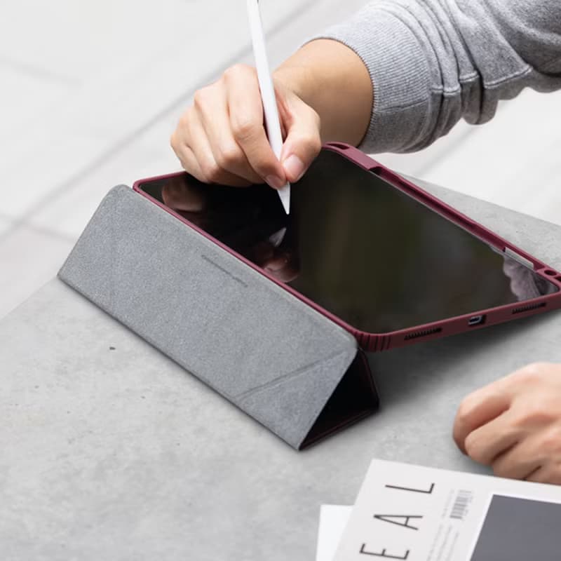 iPad Pro 12.9吋 2021/2022  Moven磁吸筆槽透明平板套