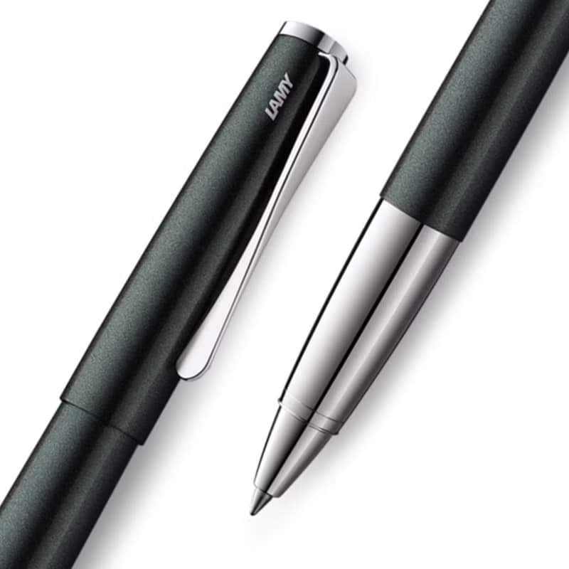 【雷雕免費刻字】LAMY 原子筆+筆袋禮盒 / studio 系列  - 黑森林