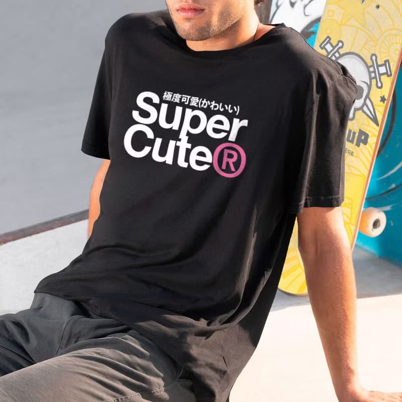 趣味 中性短袖棉T  SUPERCUTE 極度可愛 親子 情侶 PS142