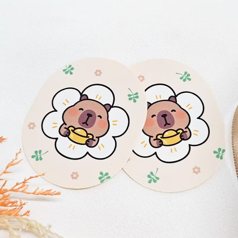 【萬用貼紙】水豚貼紙 語錄貼紙 6入組