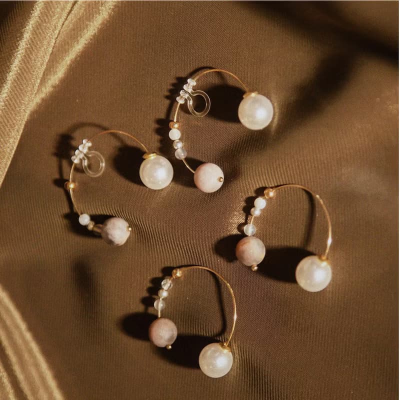 Solar Eclipse Halo 日蝕光環耳飾