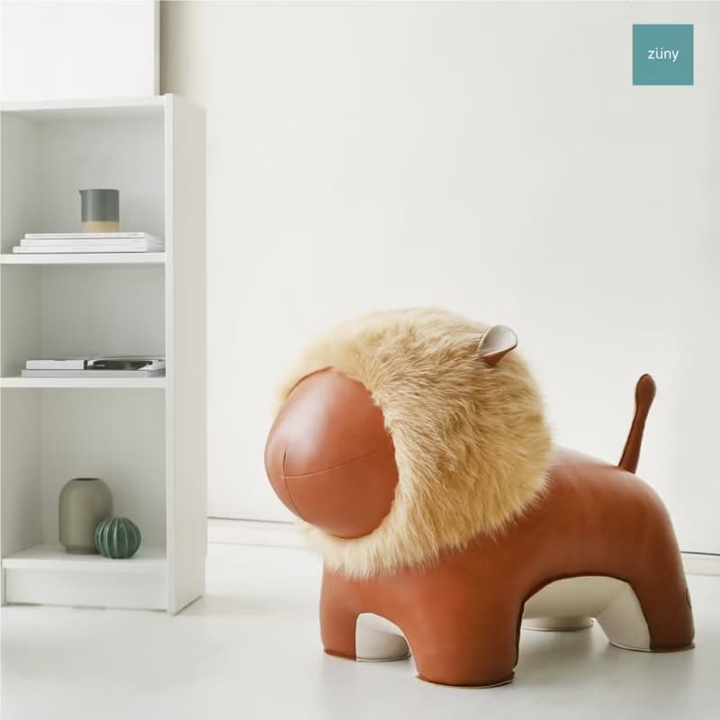 【大型居家擺飾】獅子 Lion Amo 皮革動物 | 入厝禮物