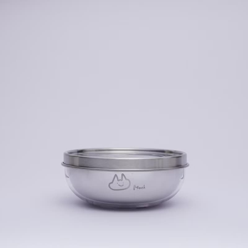 抗菌可微波Essten水晶小粥碗四件組(不鏽鋼上蓋)∣Moek X Jesper