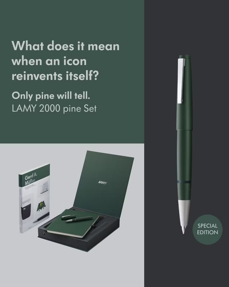 LAMY 全球限量 58週年紀念鋼筆禮盒 / 2000 58週年系列 - 松森綠
