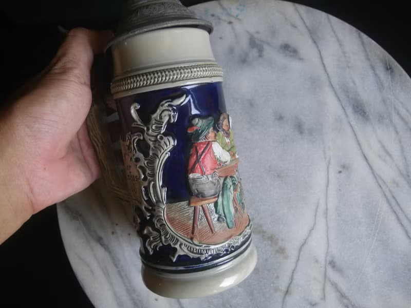 【老時光 OLD-TIME】早期西德製陶瓷啤酒杯