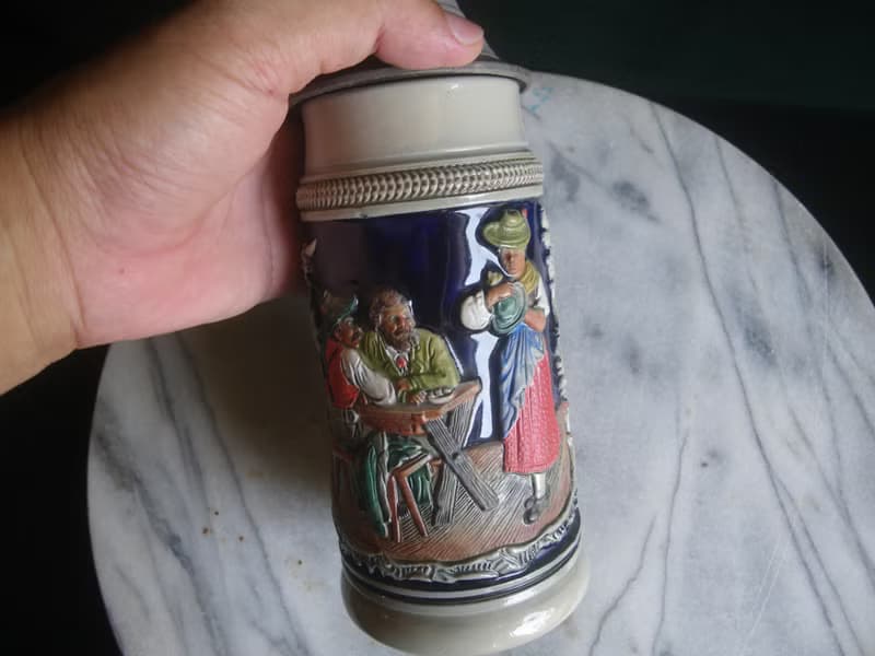 【老時光 OLD-TIME】早期西德製陶瓷啤酒杯