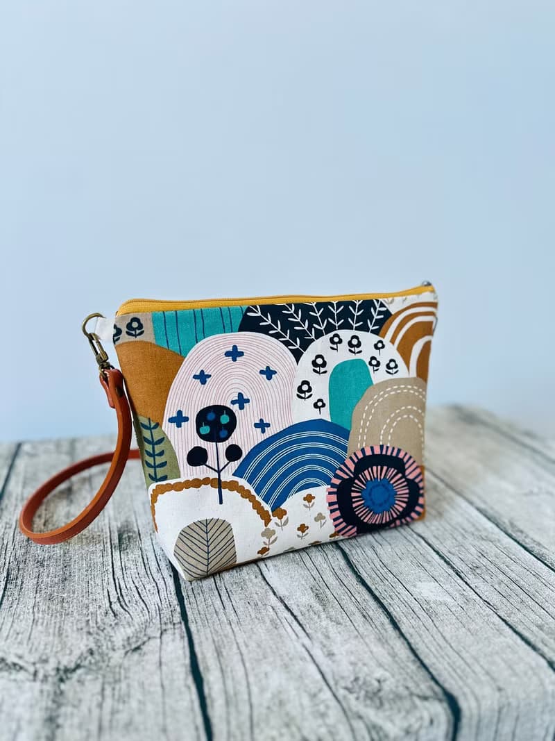 手工縫製 卡其和風山丘 托特側肩包斜背包