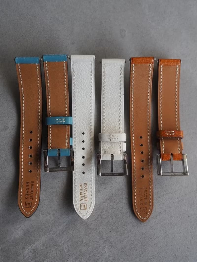 HERMÈS Belt Watch エルメス ベルトウォッチ シルバー ブラック  ホワイト ブラウン ブルージーン ヴィンテージ