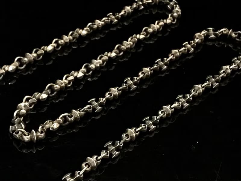 【銀鍊系列】十字花銀鍊 Silver/55cm-65CM 925/純銀