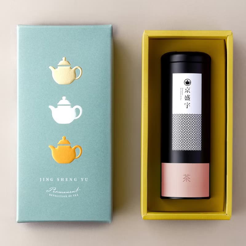 京盛宇【茶葉禮盒】心願禮盒-桂香包種50g罐裝(台灣茶/伴手禮)