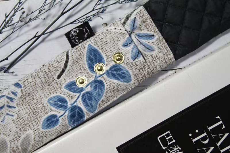 【Gi LAI】 6.5*26Cm環保雙層筷袋 餐具袋-花卉