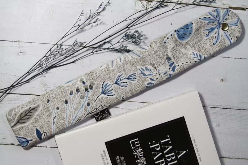 【Gi LAI】 6.5*26Cm環保雙層筷袋 餐具袋-花卉