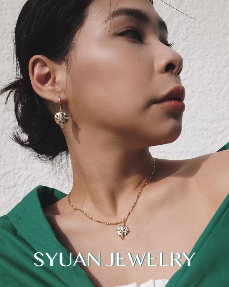 SYUAN JEWELRY | Heart & Soul— 鍍18K洛可可風鋯石垂墜耳環