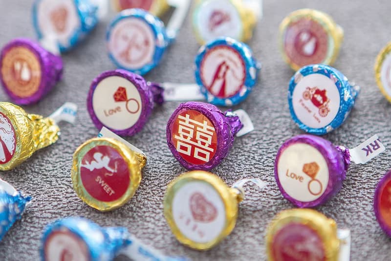 Red紅色婚禮主題─KISSES水滴巧克力(每包100顆)