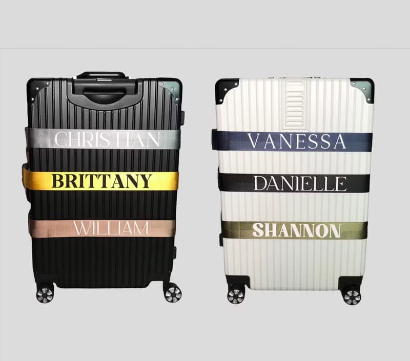 Personalised Luggage strap, Luggage Strap, Travel Belt, Security Luggage Strap,