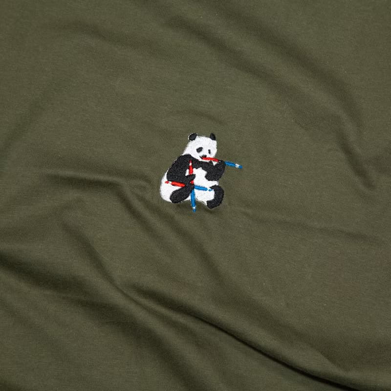 パンダ赤青鉛筆 おもしろデザインTシャツ　ユニセックスS〜XXXLサイズ、レディースS〜Lサイズ　Tcollector