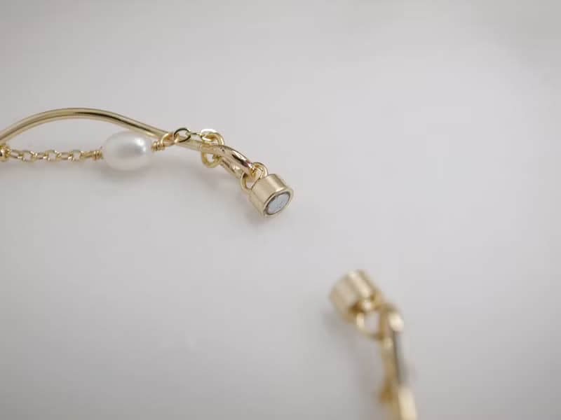 【手環】14K 注金 包金  磁扣式 珍珠手鍊 情人節禮物