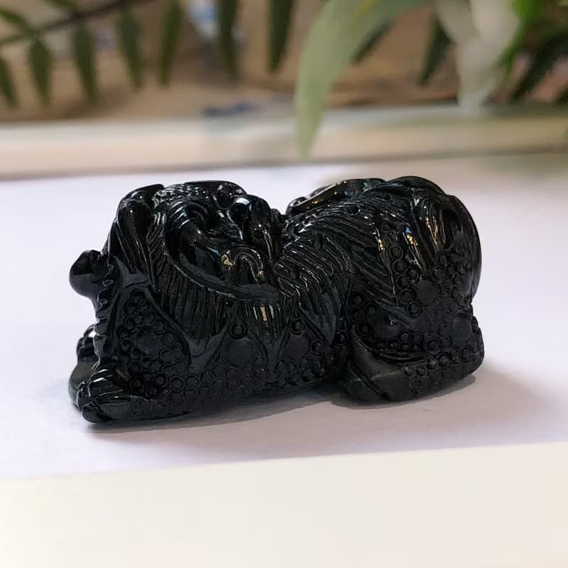 【招財神獸】烏雞翡翠貔貅 | 天然緬甸A貨翡翠 | 送禮