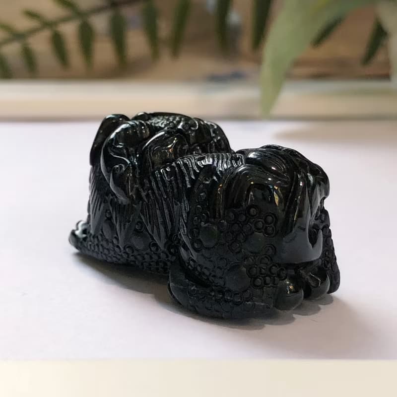 【招財神獸】烏雞翡翠貔貅 | 天然緬甸A貨翡翠 | 送禮