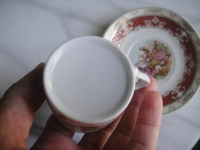 【老時光 OLD-TIME】早期二手歐美風格茶具組(四杯四盤為一組)