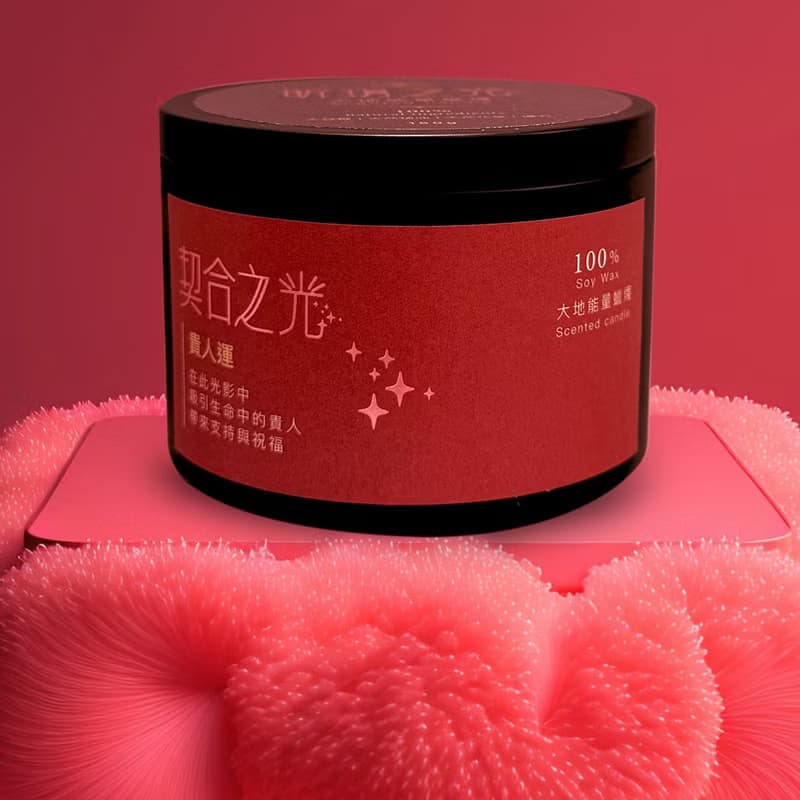 【能量蠟燭】契合之光/貴人運/150g/天然大豆蠟