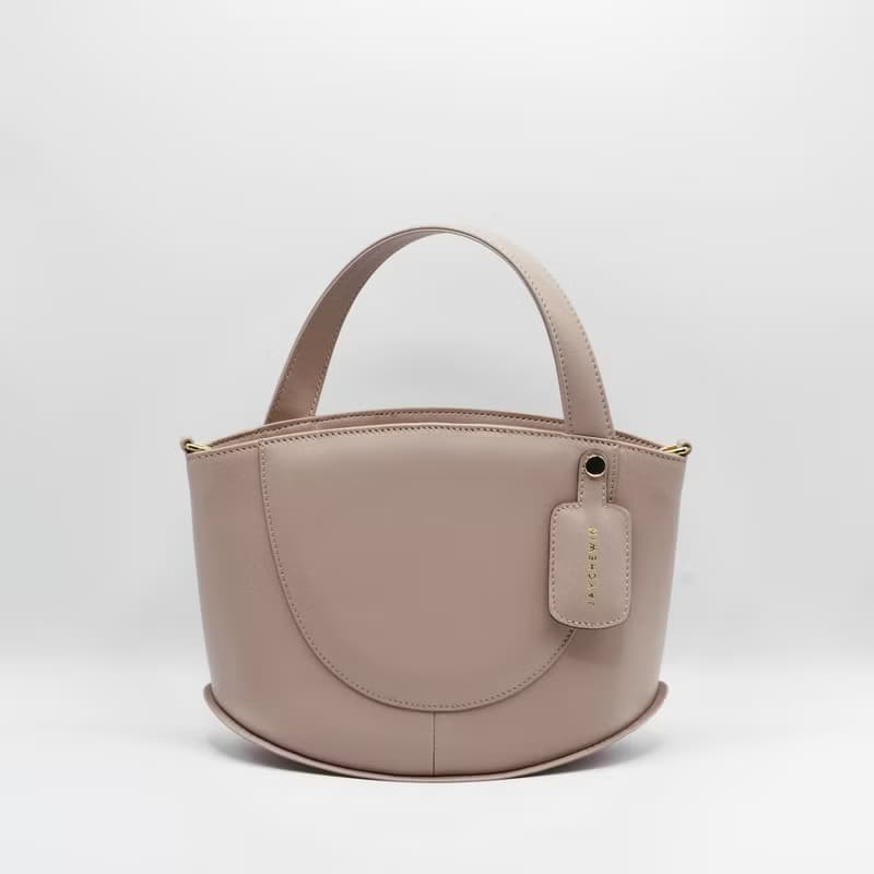 真皮 水桶包 Merry Bucket Tote - Taupe