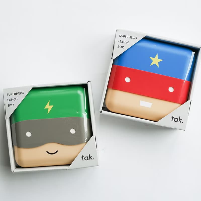 【Tak】SUPER HERO超級英雄便當盒 (兩色可選)