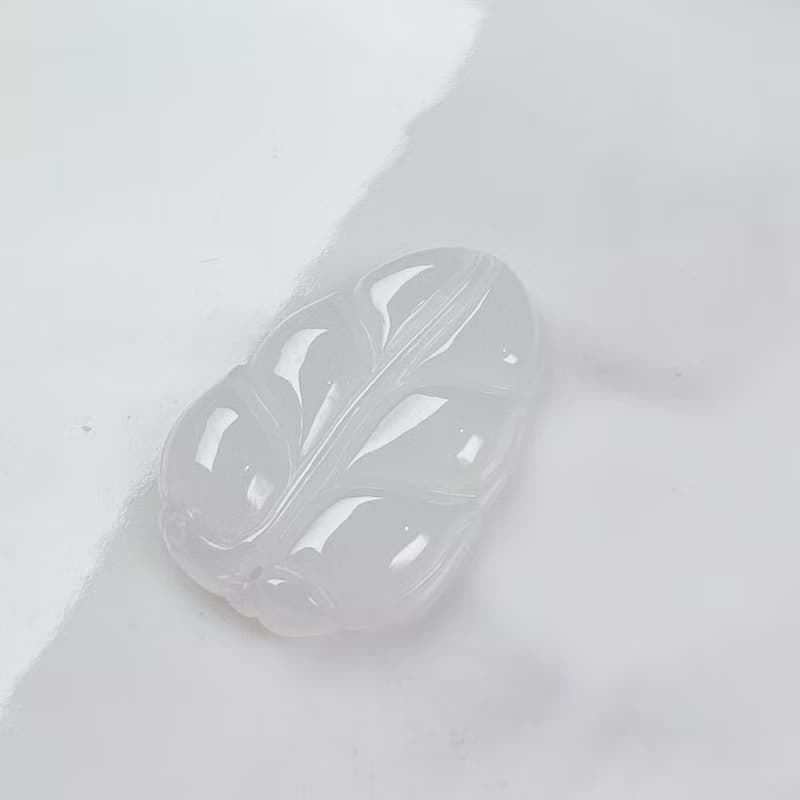 【一葉致富】冰種翡翠葉子 | 裸石 | 天然緬甸A貨翡翠 | 送禮