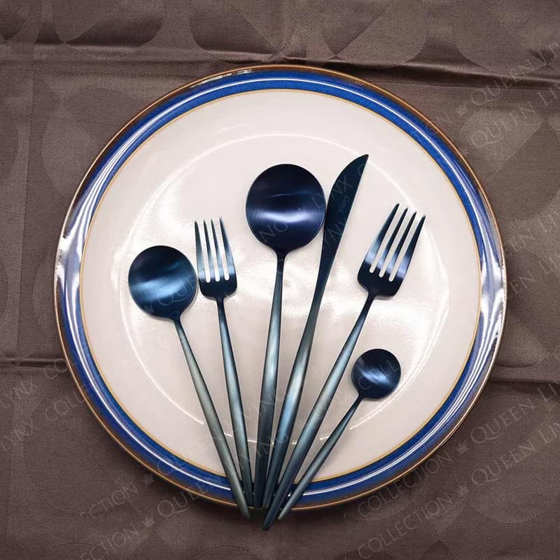 葡萄牙 Cutipol  MOON  宇宙藍 主餐三件組(刀叉匙)