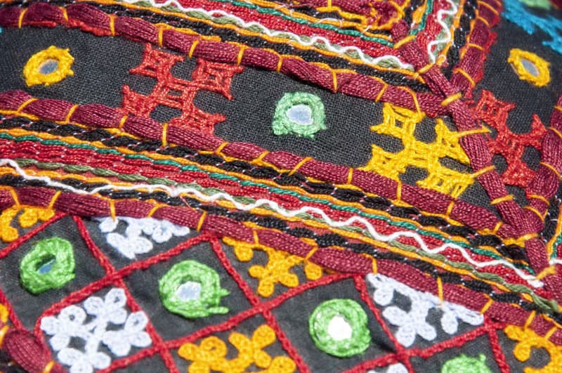 手工刺繡斜背包 民族風包 側背包 肩背包 手工包 刺繡包-沙漠旅行