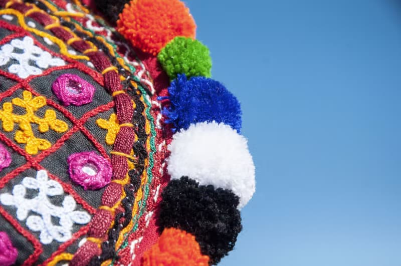手工刺繡斜背包 民族風包 側背包 肩背包 手工包 刺繡包-沙漠旅行