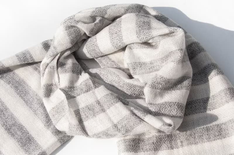 喀什米爾Cashmere 針織圍巾 純羊毛圍巾 手織圍巾 編織圍巾-希臘