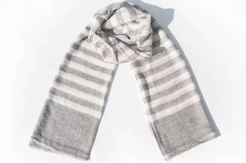 喀什米爾Cashmere 針織圍巾 純羊毛圍巾 手織圍巾 編織圍巾-希臘